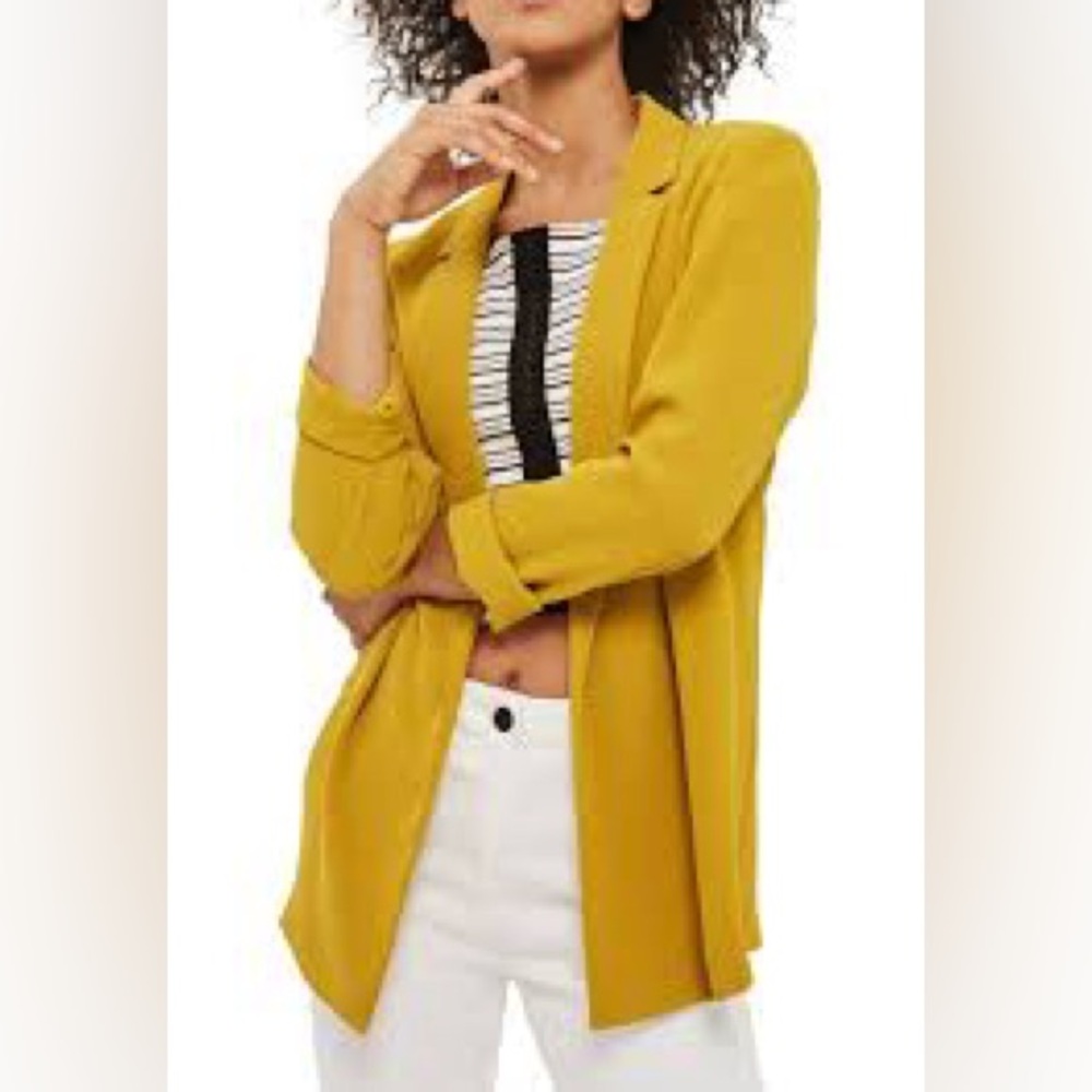 Elodie Women's Mustard Blazer, size small